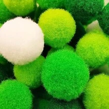 (120/60/30pcs) 1 Paket Pom Pom Poliester 10/15/20mm untuk Kerajinan DIY, Seni, dan Dekorasi Meriah - Bola Felt Aneka Warna untuk Acara Keluarga, Proyek Kreatif, Pembungkus Kado, Pakaian, Sepatu, dan Aksesoris - MultiWarna - View 31