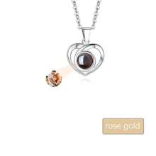 Customizable Fashionable Photo Pendant Necklace, Suitable As Valentine's Day, Birthday Gift