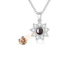 Customizable Fashionable Photo Pendant Necklace, Suitable As Valentine's Day, Birthday Gift