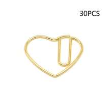 200PCS Metal Heart-Shaped Paper Clips, Label Clips, Suitable For Organizing Office Stationery And Daily Office Decoration Paper, Mother's Day Gifts And Perfect Holiday Gifts, Bookmark Supplies, Stationery, Valentine's Day, Birthdays