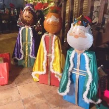 1 Set Three Kings Day Donut Decorations King Balloons, Gifts For Sons, Daughters, Family, Friends, Decor For Floats, Dessert Shops, Candies, Holidays, Home, Party Supplies - Multicolor - View 12