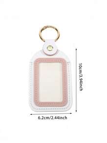 Funda universal de 4.5*8cm para llave de coche, estuche protector de control remoto, accesorio de almacenamiento de llaves, bolso monedero mini para el Día de San Valentín para mujer