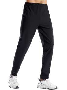 1 Set Herren Trainingsanzug in Große Größen, Langarm-Oberteil und Hose mit innerer PU-Silberbeschichtung für schnelles Schwitzen, Sportbekleidung