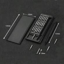 Set de 24 en 1 Destornillador de precisión magnético para reparación de teléfonos móviles y desmontaje de tornillos de uso múltiple