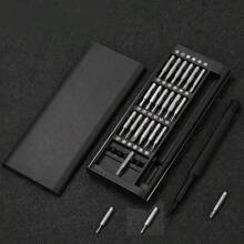 Set de 24 en 1 Destornillador de precisión magnético para reparación de teléfonos móviles y desmontaje de tornillos de uso múltiple