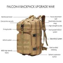 Mochila Táctica Militar Bolsa Impermeable Camping 25L - Caqui - Ver 3