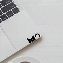 Cat Stickers, Mini Cat, Peeping Cat, Rearview Mirror Sticker, Car Sticker, Indoor & Outdoor Vinyl Sticker, Mini Sticker