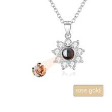 Customizable Fashionable Photo Pendant Necklace, Suitable As Valentine's Day, Birthday Gift