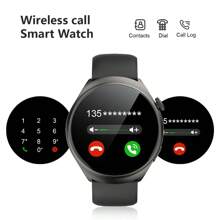 Hot 1pc Unisex Silicone Strap Smartwatch With Calling, Pedometer, Calorie Tracking, Multiple Sports Modes, Distance Tracking, Alarm, Incoming Call & Message Alerts, 1.5" HD Full-Screen Touch For Android & IOS Phones