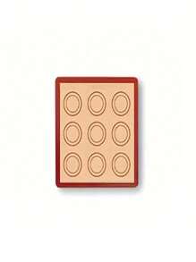 5 Pieces Silicone Baking Mat Set - Reusable Heat-Resistant Macaron Pads For Making Perfect Pastries, Non-Stick Oven Liners, An Essential Kitchen Accessory For Easy Cleaning, Baking Cakes And Cookies - Multicolor - View 14