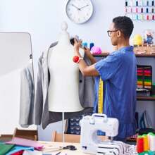 Female Mannequin Torso With Stand, Plus Size 10-12 Female Maniquine Dress Form 61-67 Inch Height Adjustable, Manikin Body Tripod Stand White - 米色10-12 - 查看 4