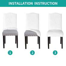 1/2/4pcs Bohemian Milk Silk Restaurant Chair Covers, Vintage Yellow Orange Plant Floral Chair Seat Protectors, Solid Navy Blue Stretchy Removable Universal Chair Slipcovers For Kitchen, Ceremony, Banquet, Hotel Decor