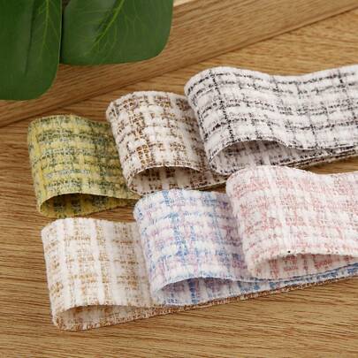 Classic Simple Plush Ribbon With Bow Decor, DIY Baking, Flower Gifting Package Ribbons Valentine's Day