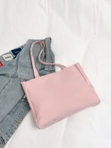 1 件轻便可折叠个性化定制名称/徽标/文字/图片纯色绳结设计帆布包教师/生日礼物化妆包迷你洗漱包男女度假和返校