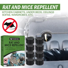 8X Rat Mouse Repellent Pill Repellent Peppermint Oil Mice Rodent Pest Control,Mosquito Repellent,Solutions For Home - Black - View 4
