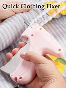 1 Set Instant Fix Micro Stitch Gun - Portable Clothing Repair Tool For Quick Hemming, Quilt Folding And Labeling - Durable Sewing Gun With 660pcs Plastic Needles, Easily Complete Various Clothing Repair Work - Multicolor - View 2