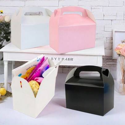 30 Pcs Portable Gift Box, Wedding Birthday PartyFavor Packaging, Candy Chocolate Cake Box, SmallBusiness Supplies, Cheapest Items, Promotional Gifts. Packaging Box, Wedding Decor