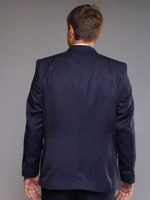 Fressato - Experience Perfection: Top-Of-The-Line Suit - Navy Navy Oxford Tailored Suit - Slim Fit Italian Cut - Invest In Yourself With An Exclusive Discount! Take Advantage Of Our Special Offer And Invest In A Suit That Will Be With You For Many Years! Buy Now And Experience The Difference Of A Real Tailored Suit! - Màu xanh lam - Xem 4