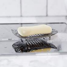 1pc Luxury Soap Dish For Draining Water & Keep The Bathroom Countertop Clean, Soap Holder Suitable For Bathroom And Kitchen Home Bathroom Decor Fall Decor Back To School - Multicolor - View 11