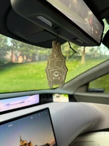 Ambientador para auto con aroma espeluznante (murciélago colgante), ambientador colgante para espejo retrovisor, decoración interior del auto, habitación, dormitorio, baño, desodorizante, regalo para amigos o esposa