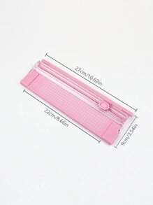 Double-Sided Paper Cutter A4 Size Handheld Paper Trimmer Manual Paper Cutting Tool For Office & Student Use - Multicolor - View 2