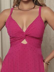 Popcorn Long Dress #2 - Pink - View 4