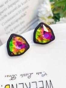 Ohrstecker Strass Dekor - Verschiedenfarbig - Übersicht 13