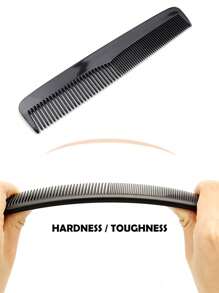 4件套专业梳子套装（黑色） - 精细专业尖尾梳，美发造型梳 - 男女通用高级款 - 适用于分缝、蓬松造型、返校季、旅行必备，包含梳子、边缘梳、顺发梳、球形梳、迷你梳子套装、木梳、发梳、美发工具、发刷、美发设备、发型、美发、发刷、梳子套装、梳子、卷发梳、顺发梳、女士发刷、发型师、发型师配件、美发师、美发设备 - 黑色 - 查看 4