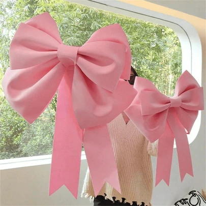 1 Giant Bow (To Be Assembled By Oneself) Valentine's Day Mother's Day Women's Day Wedding Anniversary Birthday Party Background Wall Decoration, Confession Wall Bow Decoration, Shopping Mall Window Decoration, Living Room Decoration, Public Place Photo Frame Background Birthday Gifts Graduation Christmas Decorations Home Christmas Gifts Christmas Decor