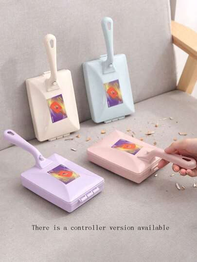 1pc Dual Roller Cleaning Brush, Carpet Cleaning Brush, Multi-Functional Dust Remover Brush