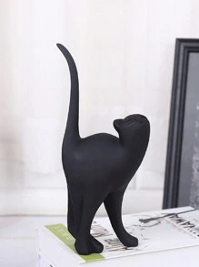 Tượng mèo hồng trang trí, tác phẩm điêu khắc mèo nghệ thuật phong cách Bắc Âu, tượng nhỏ bằng nhựa resin trang trí văn phòng, phòng ngủ, kệ sách, món quà tuyệt vời nhất cho sinh nhật, tốt nghiệp. - Nhiều màu - Xem 9