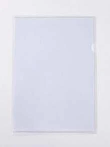 5/10/20 Peças Pasta plástica tamanho A4 mista com folha transparente no formato de L, Suporte de papel colorido para estudantes, escritório, impressão (Branco, Roxo, Vermelho, Azul, Verde, Amarelo)