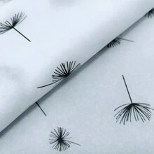 Papel de seda para envolver regalos con diseño de diente de león negro, adecuado para envolver regalos, ramos de flores, prendas de vestir, manualidades, DIY, bolsas de empaque, cumpleaños, bodas y cualquier otra ocasión, incluyendo el Día de San Valentín