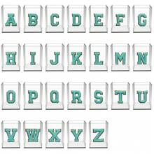 亚克力化妆刷收纳盒透明笔筒桌面办公笔盒花卉扦插繁殖盒梳妆台收纳刷架学习工具整理盒返校必备节日礼物首字母26字母图案