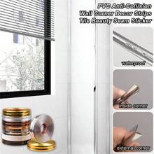 1 pieza Cinta decorativa autoadhesiva de 9.8 pies para protección de esquinas de pared, espejos y muebles - Tira autoadhesiva para decoración de bordes y esquinas en el hogar