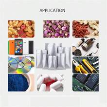 100pcs Silver Aluminum Foil Bags Self-Sealing Ziplock Bags, Thickened Tea Food Long Term Storage Bags Cat Dog Food Dispensing Moisture Tin Paper Packaging Bags For Party Supplies