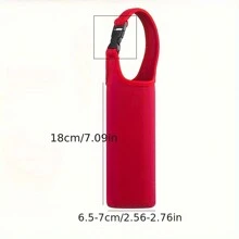 SUGAW 1 Manica per tazza in neoprene, copritazza monopezzo di colore solido e spesso, termoisolante e resistente al calore, forniture scolastiche