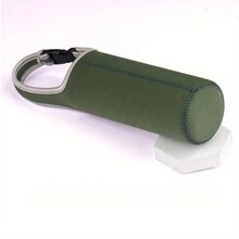 SUGAW 1 Manica per tazza in neoprene, copritazza monopezzo di colore solido e spesso, termoisolante e resistente al calore, forniture scolastiche