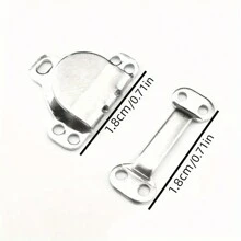 5 对裤扣夹，可调节钩眼隐形服装扣件 - 彩色 - 查看 3