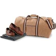 Quadra Vintage Canvas Holdall Duffle Bag 45 Litres (Sahara) - 100% Canvas - Beige - View 2