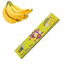 4-Box Pack 4 Flavors (Strawberry, Banana, Coconut, Chocolate) Smoking Rolling Paper, 11mm Length Handmade Cigarette Paper, Fragrant Smoking Paper, Smoking Accessories, Ideal Gift For New Year Party, Valentine's Day, Smokers