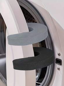 1/4pcs Soft-Touch Anti-Pinch Washing Machine Vent Support Set - Breathable, Durable Plastic - Multicolor - View 1