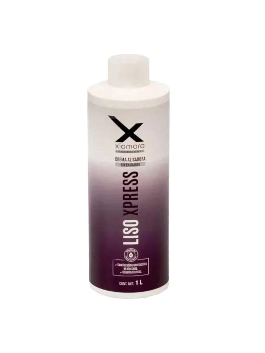 GENESIS COSMETICS Crema Alisadora de Cabello Liso Express Xiomara 1 Litro - Blanco - Ver 1