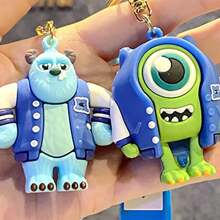 Disney Disney Monster University Keychain, Perfect For Keys, Bags, Car Decorations, Ideal Gift For Friends, Couples, Birthdays, Christmas, Halloween (It Is Normal For Low-Value Products To Occasionally Have A Few Defects.)