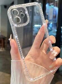 1 件水钻 TPU 手机壳保护套适用于 防水防震防摔防刮 - 無色 - 查看 2