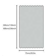 1pc Tulle Backdrop Curtain For Wedding Arch/Lawn/Food Photography, 75*300cm/75*600cm, Transparent Voile Drape Fabric, Suitable For Valentine's Day - Sage Green - View 3