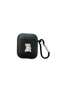 可爱狗耳耳机盒兼容 iPhone、AirPods 1/2、AirPods 3/Pro/Pro2、无线耳机保护套、送给男朋友/女朋友的礼物 - 彩色 - 查看 9