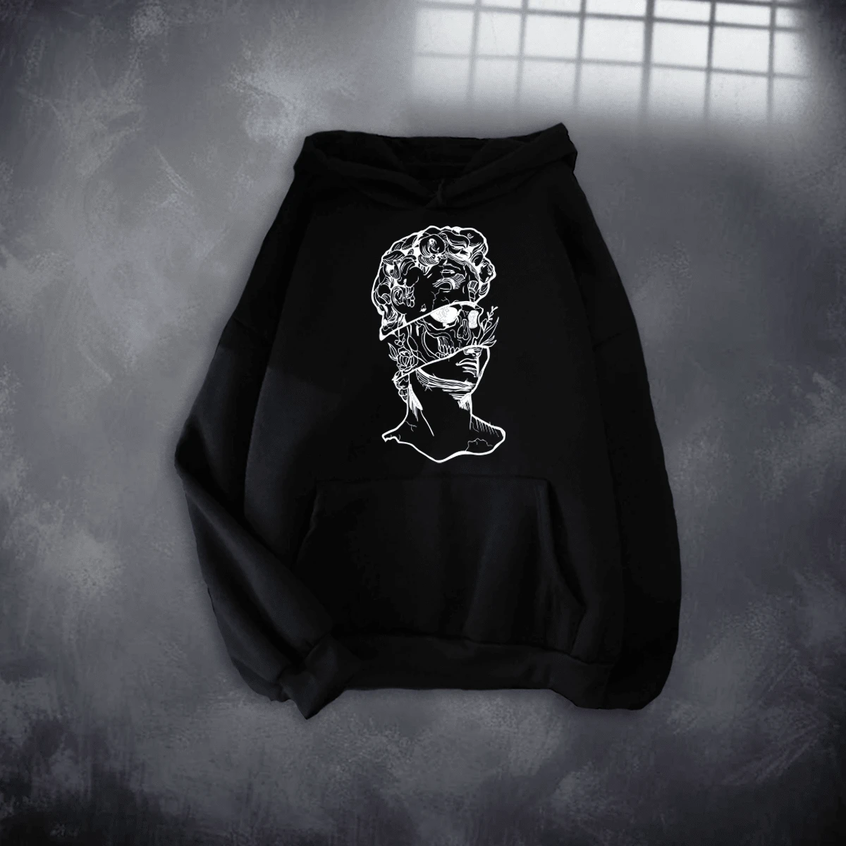David Oversize Sweatshirt Urban Fashion - 黑色 - 查看 1