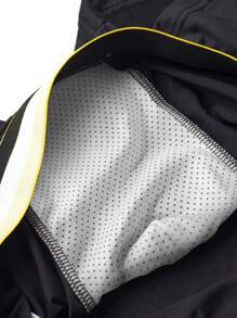 Men's Black Fashion Printed Boxer Briefs, Elastic Underwear For Daily Wear - Black - View 7