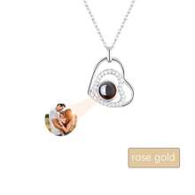 Customizable Fashionable Photo Pendant Necklace, Suitable As Valentine's Day, Birthday Gift